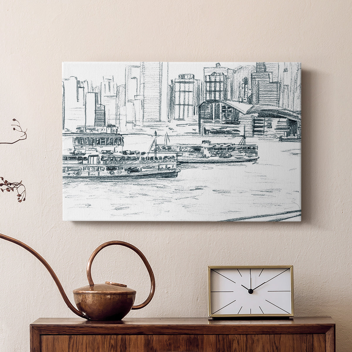 Ferryboats I - Canvas Art Print