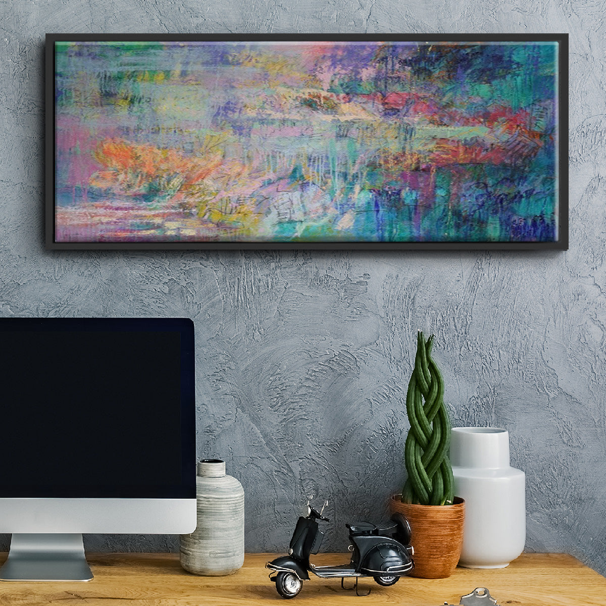 Vespers - Floater Framed Canvas Print