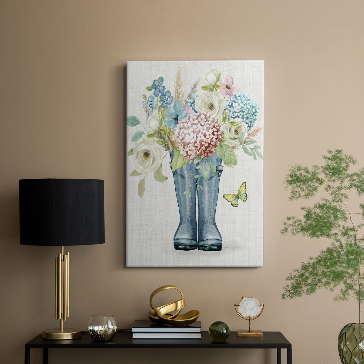Garden Boots - Canvas Art Print