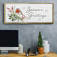 Winter Visitor Collection D - Floater Framed Canvas Print