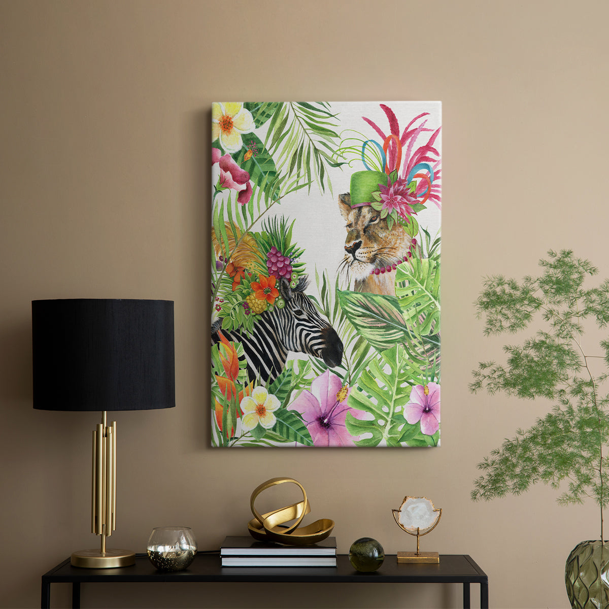 Jungle Royale II - Canvas Art Print