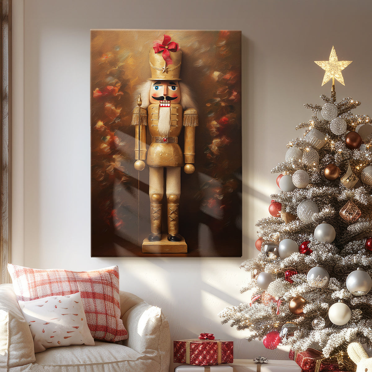 Amber Snow Lane - Canvas Art Print