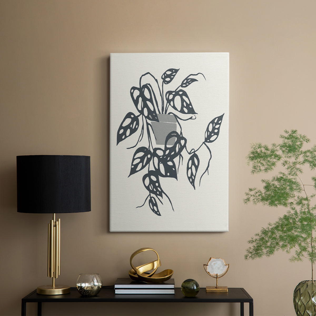 Growing Leaves VI - Canvas Art Print