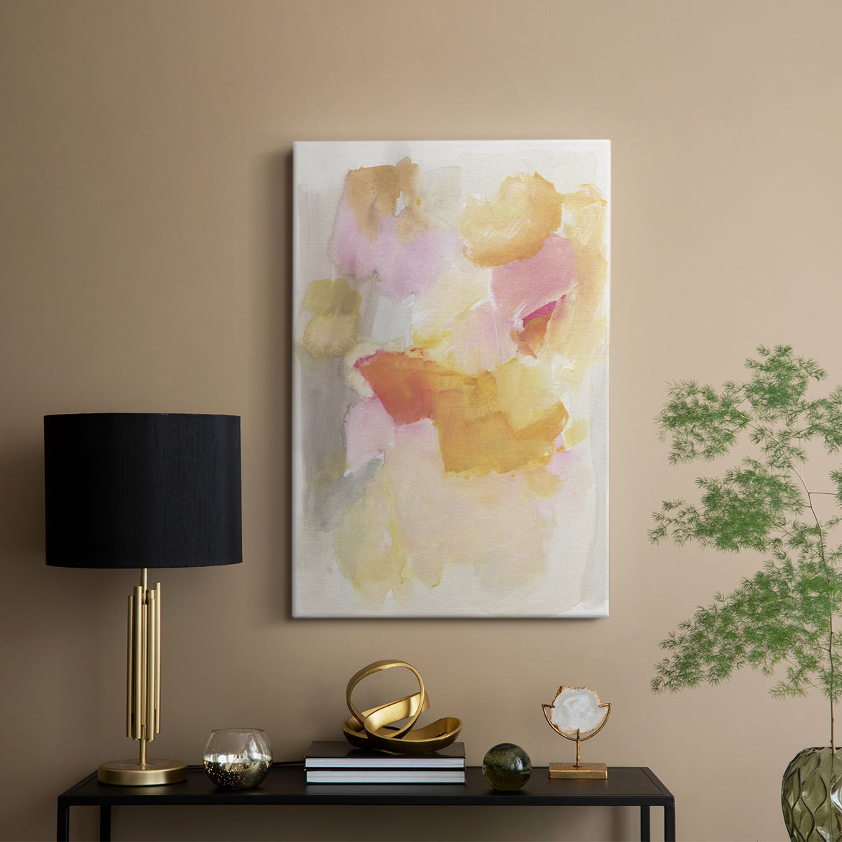 Warm Petals I - Canvas Art Print