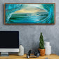 Big Wave - Floater Framed Canvas Print