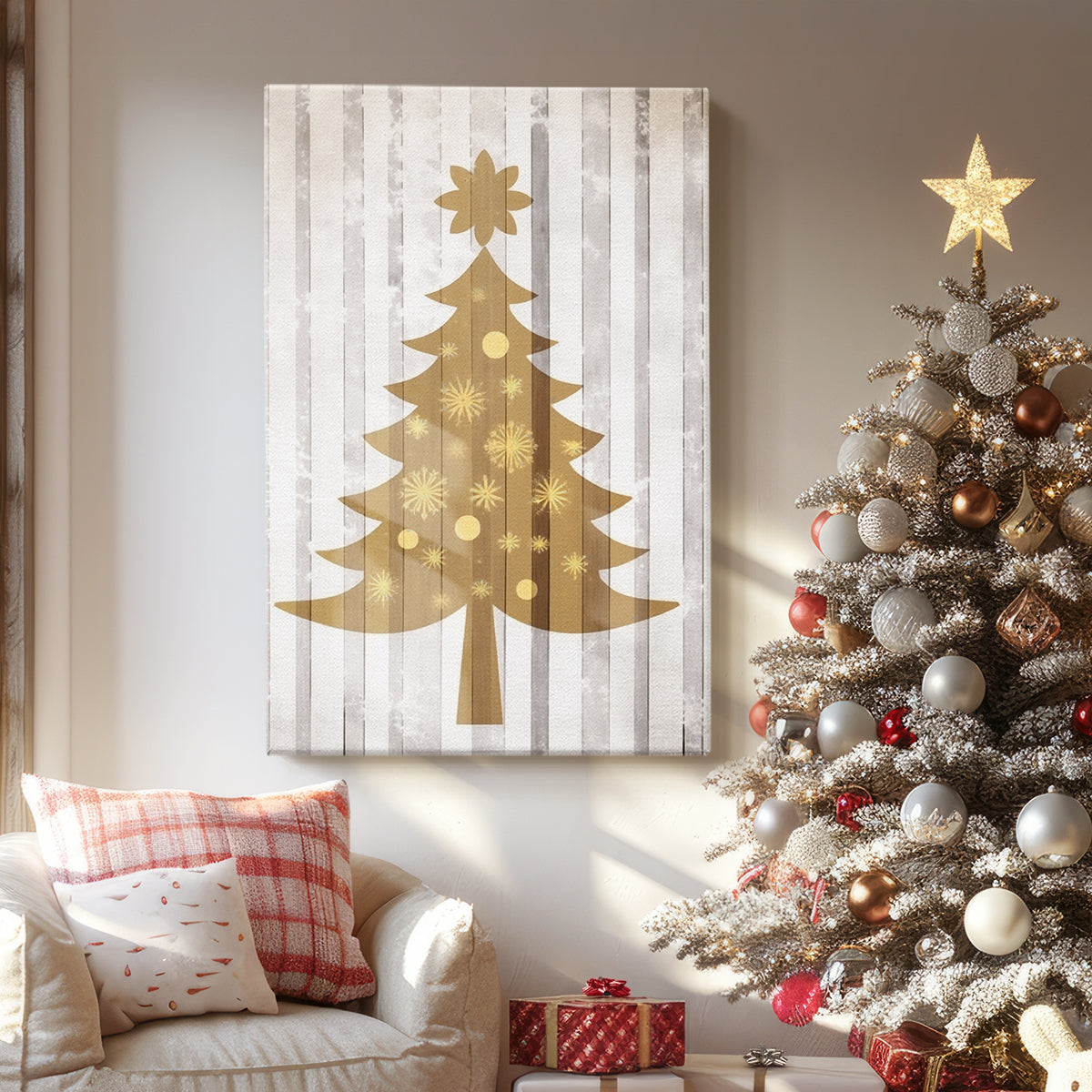 Dawn of Gilded Blessing - Canvas Art Print