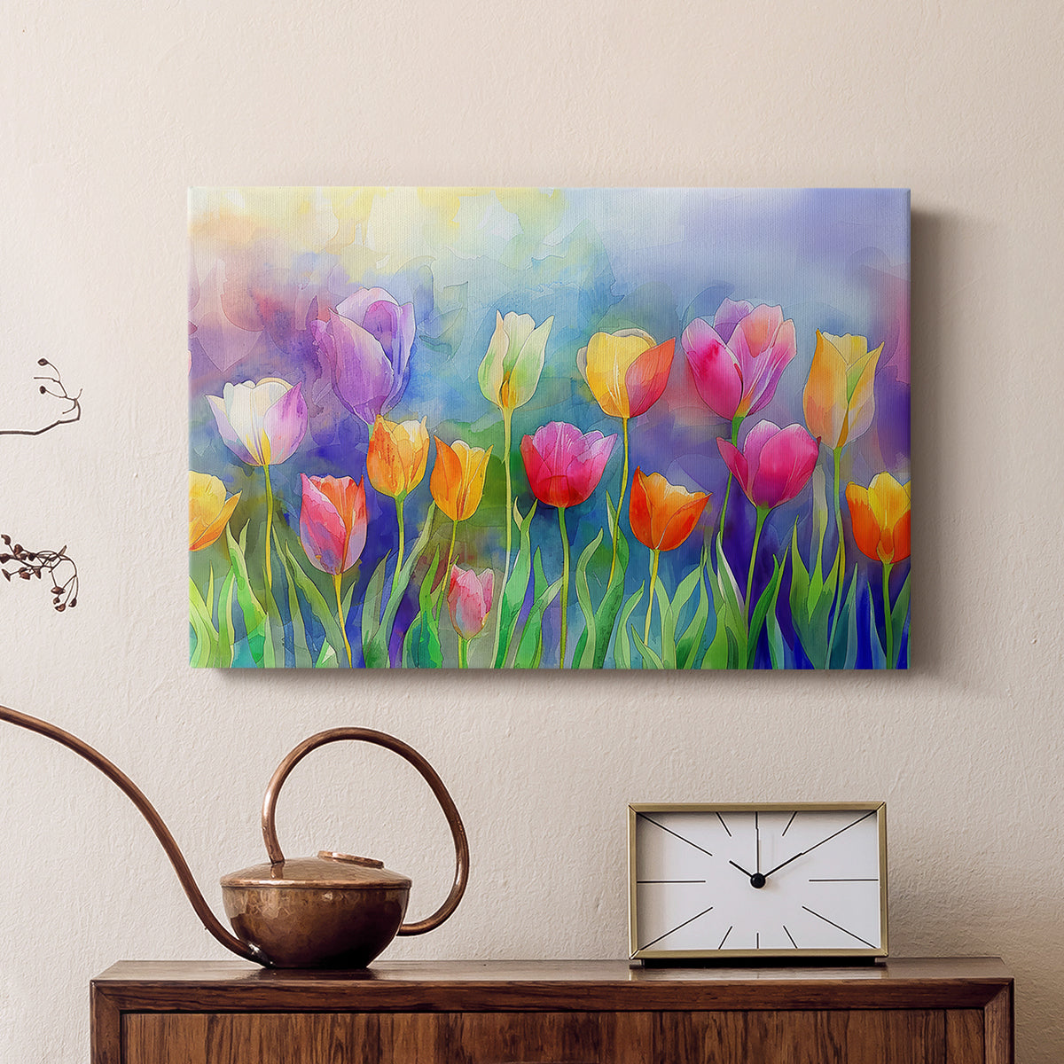 Floral Watercolor XLII - Canvas Art Print