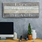 Life Better Beach - Floater Framed Canvas Print