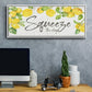 Lemon Squeeze - Floater Framed Canvas Print