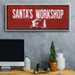 Santa's Workshop - Floater Framed Canvas Print