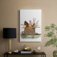 Squirrels In Pumpkin Wheelbarrow - Canvas Art Print