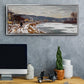 The Seine at Bougival, 1869 - Floater Framed Canvas Print