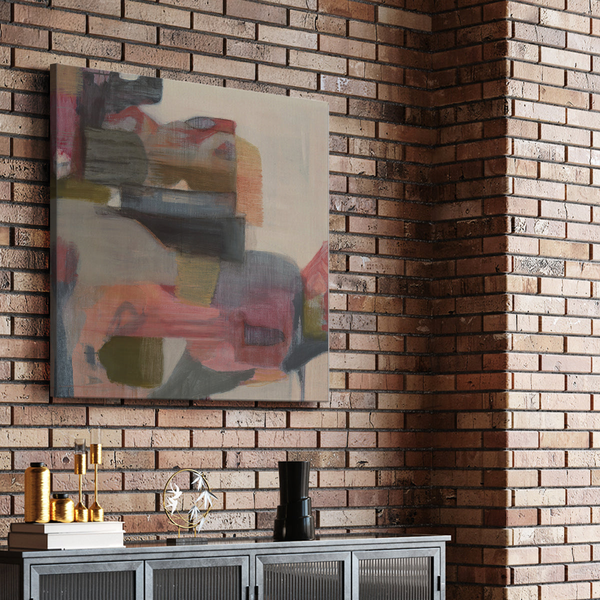 Geranium & Ginger - Canvas Art Print