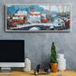Sandviken, Norway 2, 1895 - Floater Framed Canvas Print