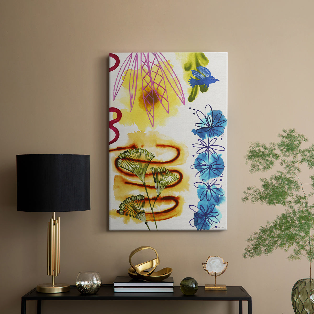 Flower Power I - Canvas Art Print