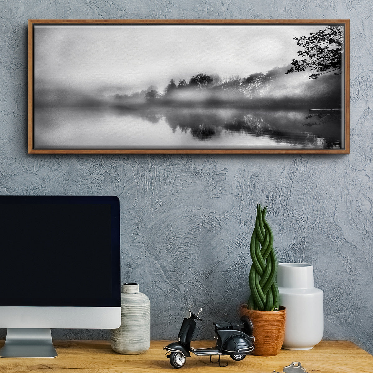 Soft Wonders - Floater Framed Canvas Print