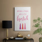 Little Lipstick - Canvas Art Print