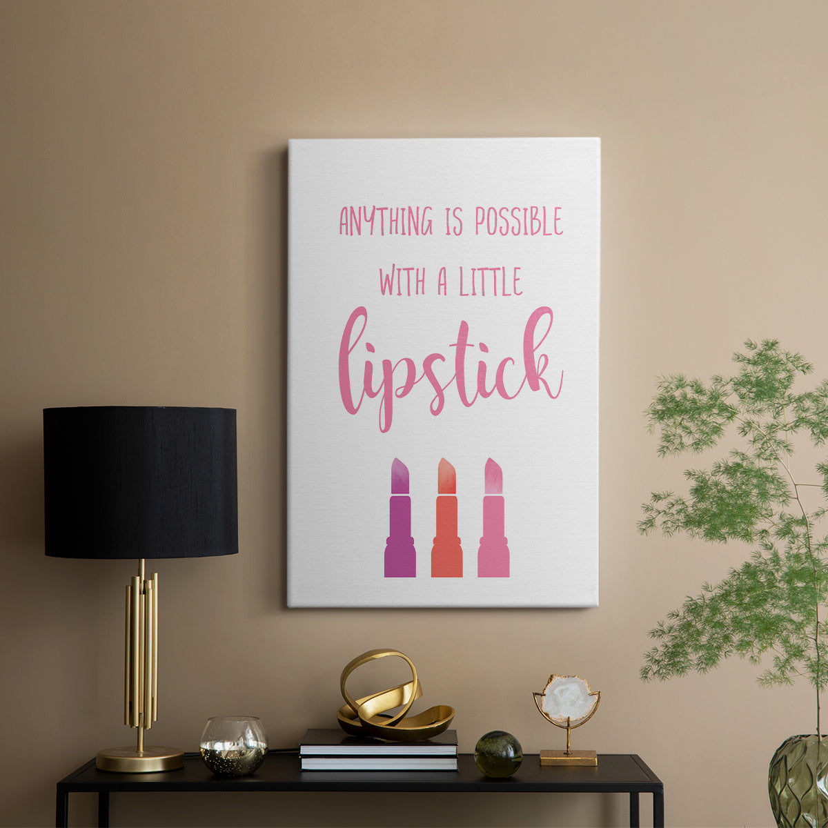 Little Lipstick - Canvas Art Print