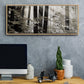 Misty Forest - Floater Framed Canvas Print