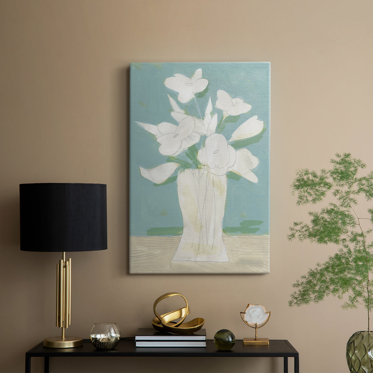 Muted Spring Arrangement I - Canvas Art Print