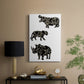 Ornamental Safari Animals II - Canvas Art Print