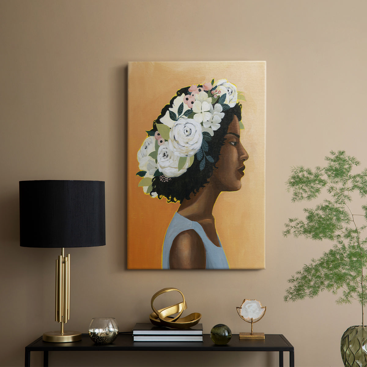 Modern Laurel I - Canvas Art Print