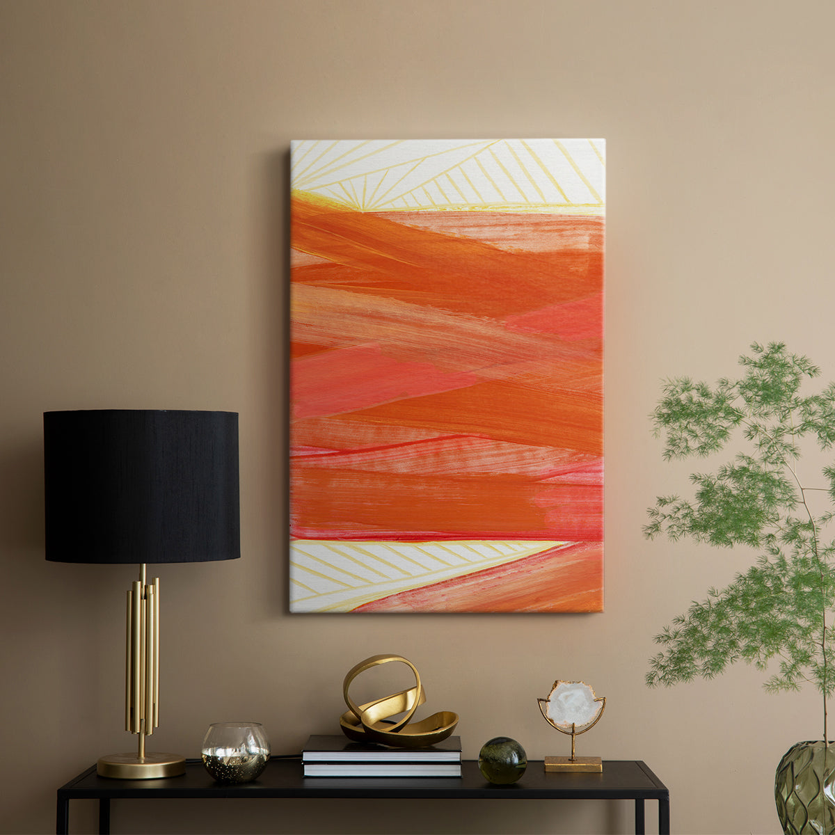 Warm Rays II - Canvas Art Print