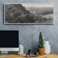 East Rock, New Haven - Floater Framed Canvas Print