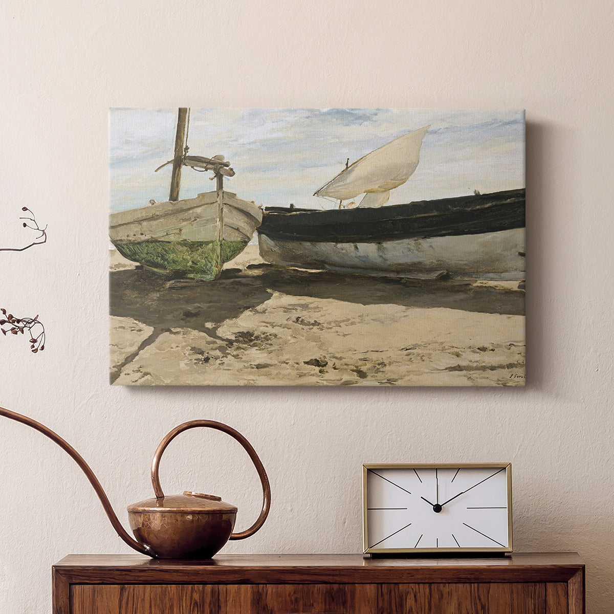 Vintage Boat XXVI - Canvas Art Print