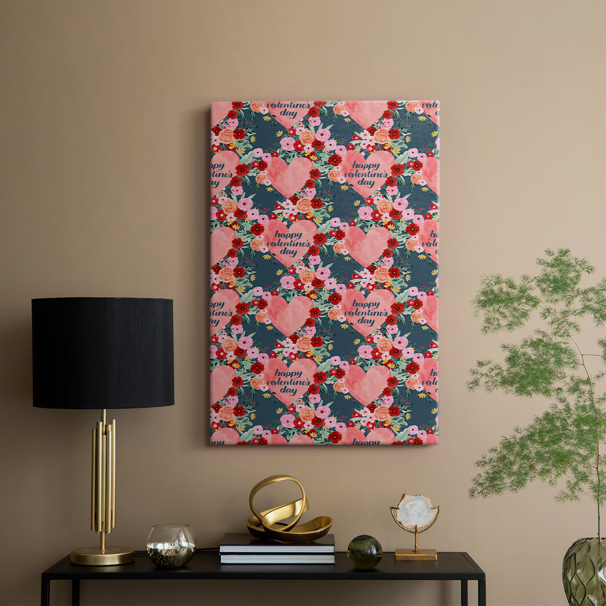 Sweet Hearts Collection E - Canvas Art Print