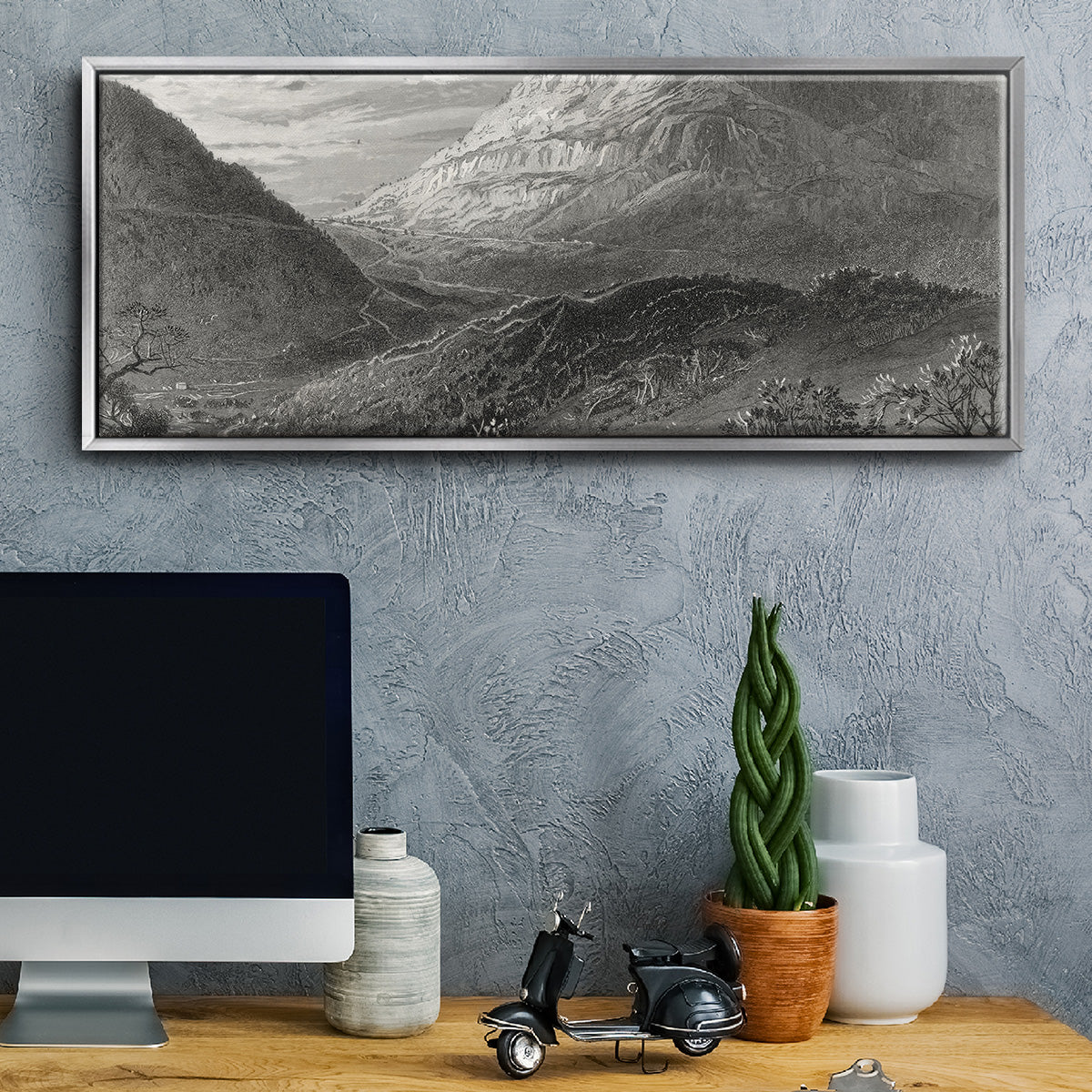 Cumberland Gap - Floater Framed Canvas Print