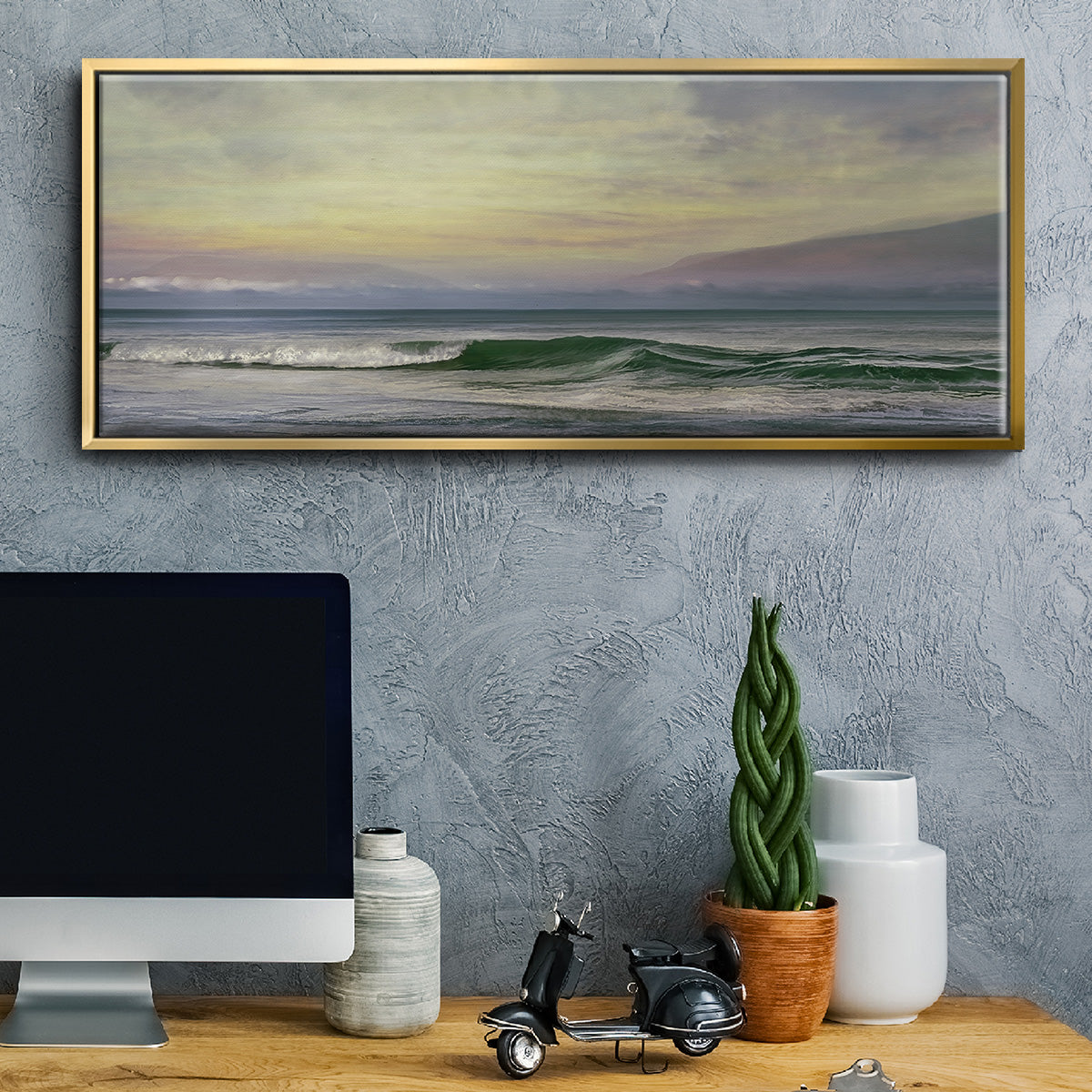 Our View - Floater Framed Canvas Print