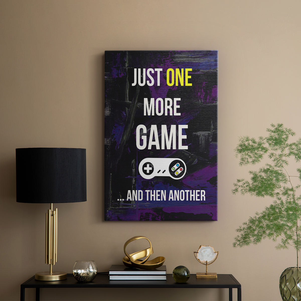 Gamer at Play II - Canvas Art Print