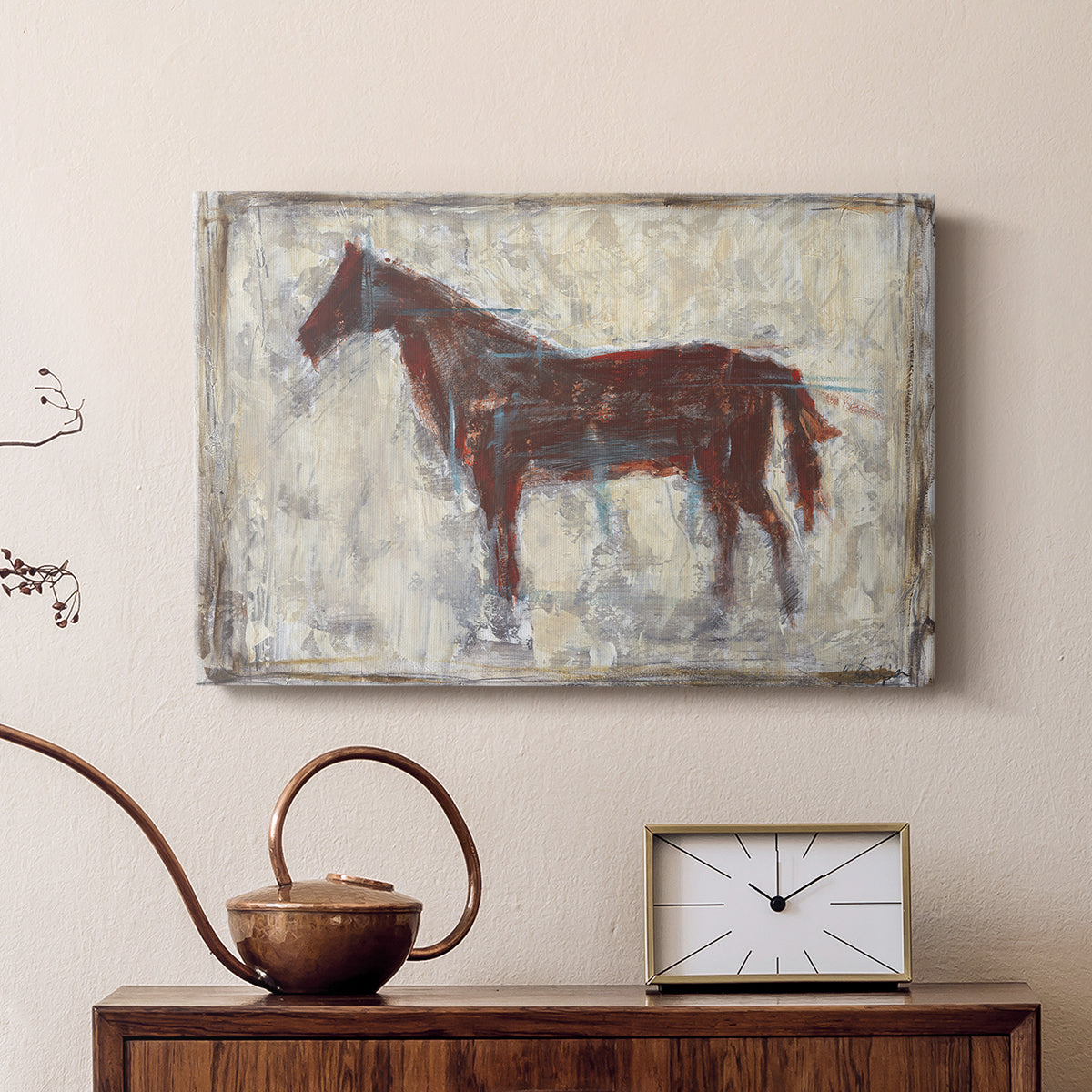 Iron Equine I - Canvas Art Print