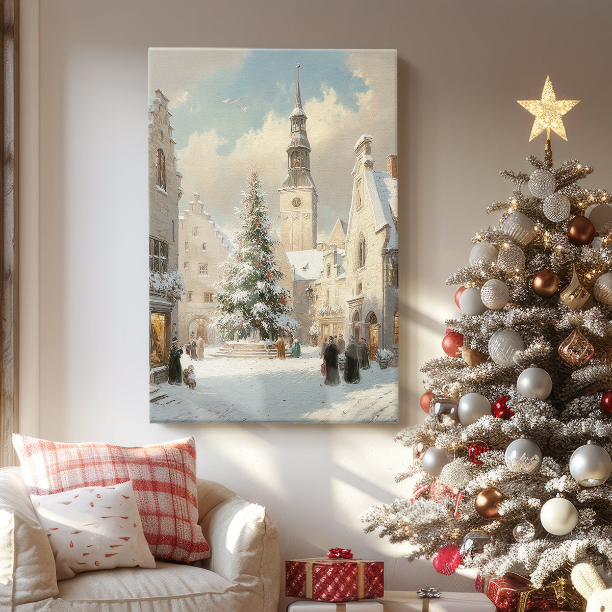 Chapel of Silver Serenade - Canvas Art Print