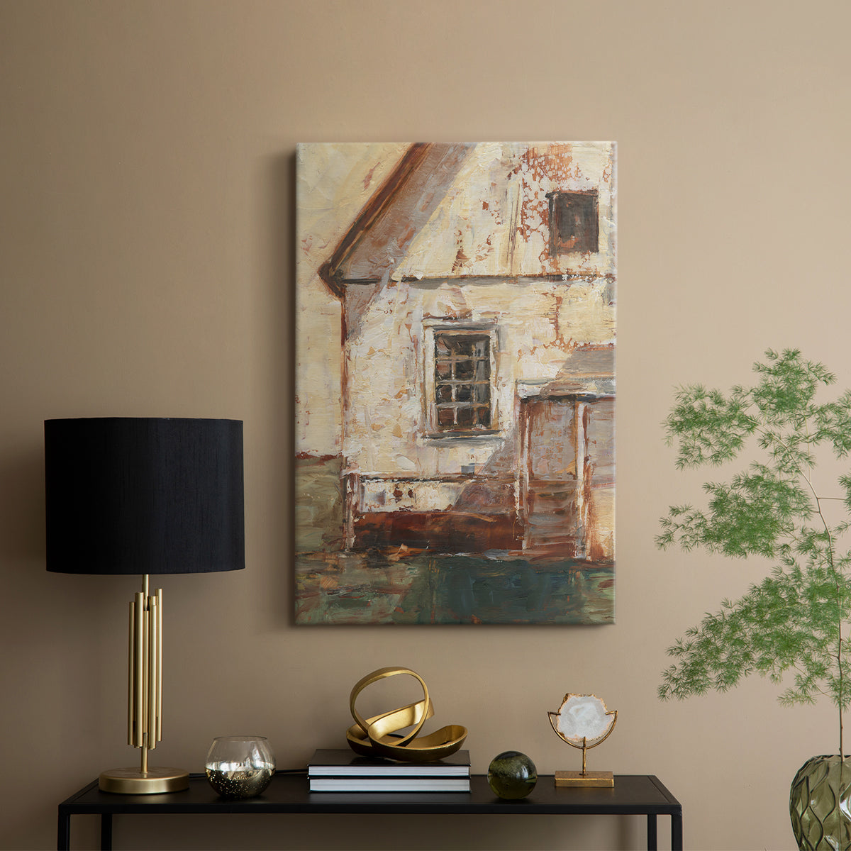 Sunlit Barn II - Canvas Art Print
