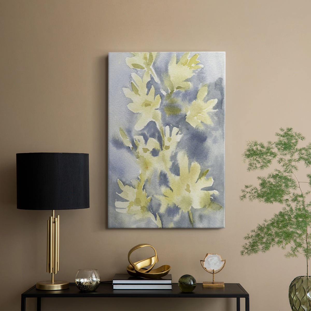 Forsythia Blooms I - Canvas Art Print