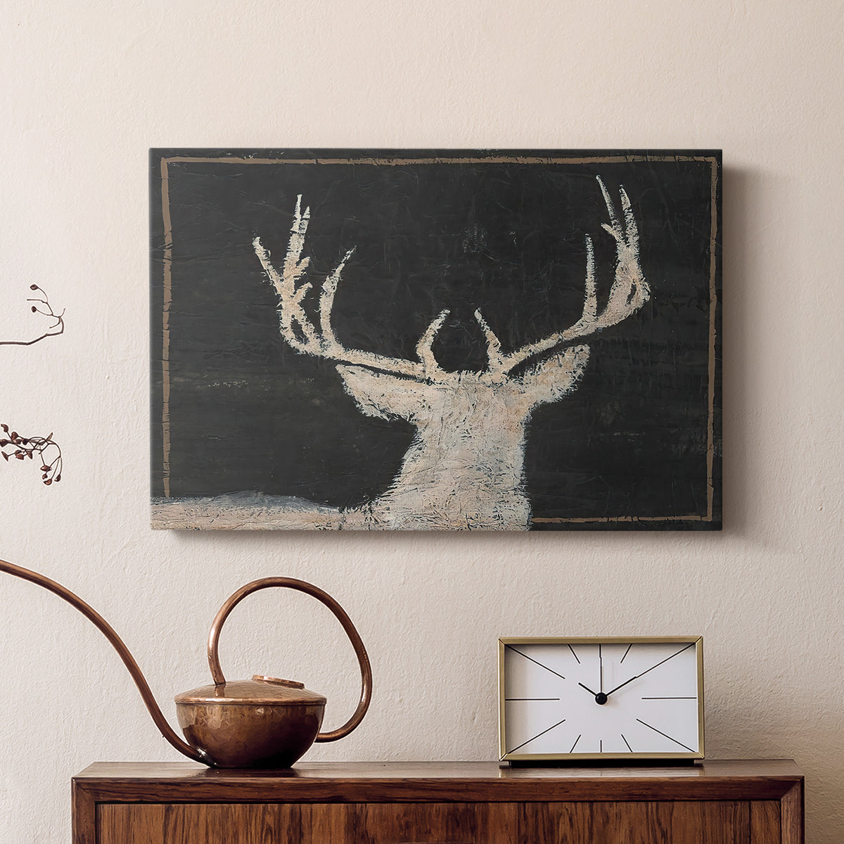 Brow Tine Deer II - Canvas Art Print