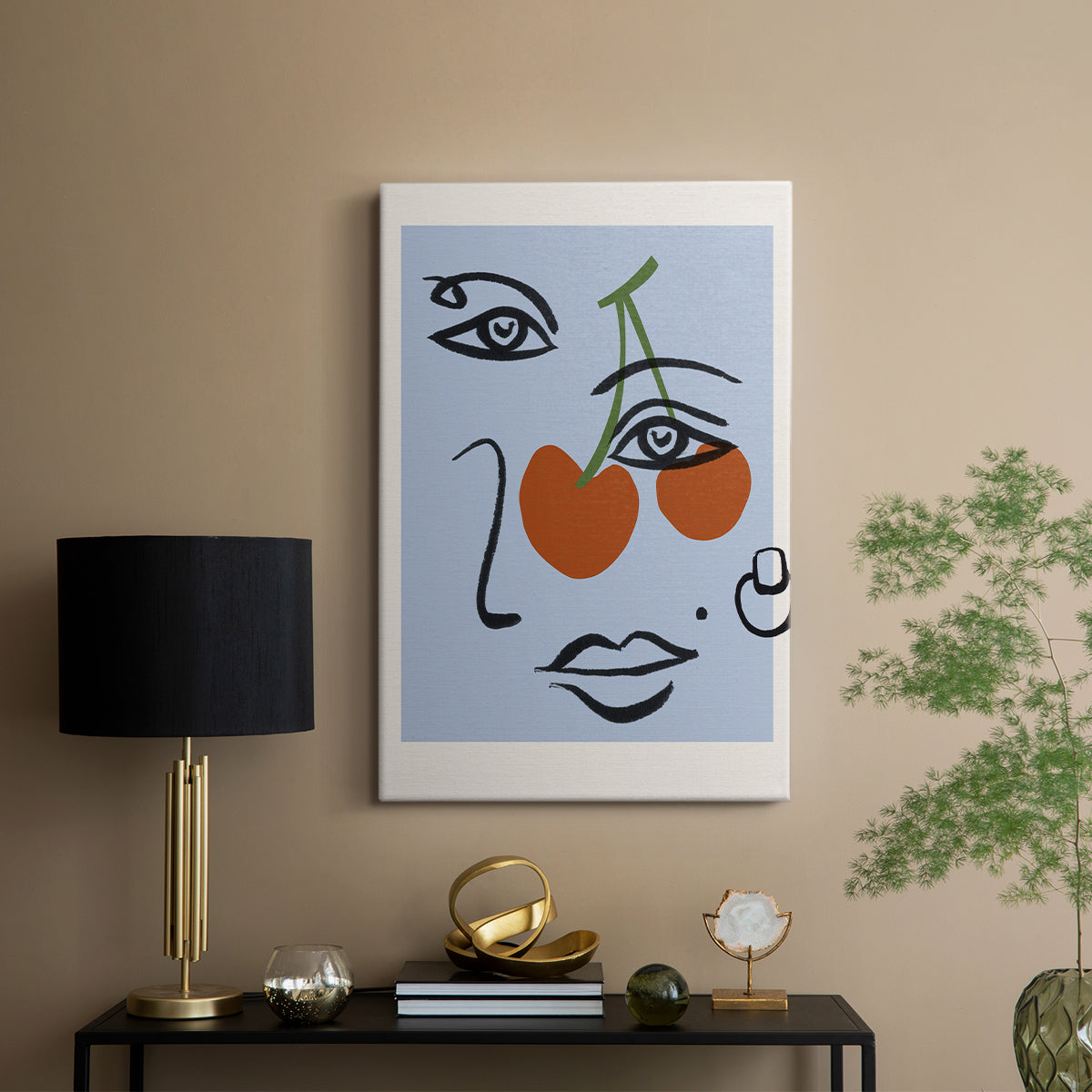 Cherry Baby II - Canvas Art Print