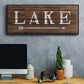To the Lake - Floater Framed Canvas Print