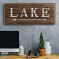 To the Lake - Floater Framed Canvas Print
