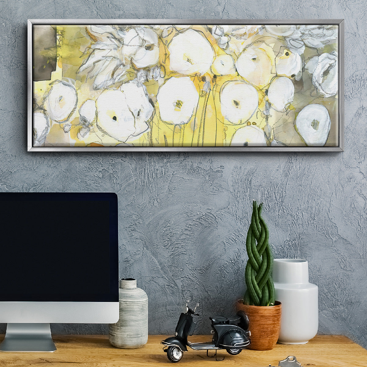 Heirloom Treasure II - Floater Framed Canvas Print