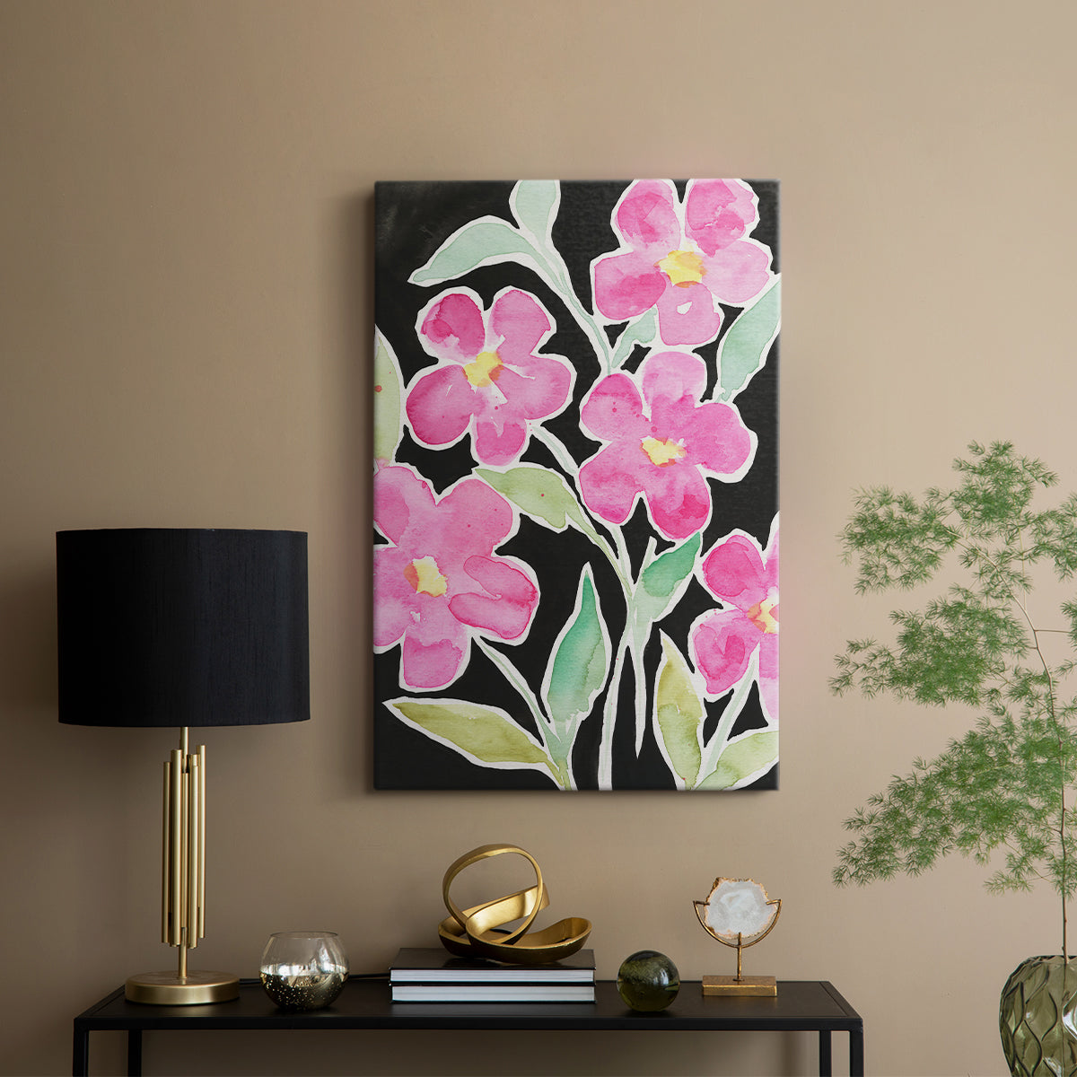 Floral Choir - Canvas Art Print
