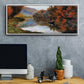 Rowboat on the Seine at Jeufosse, 1884 - Floater Framed Canvas Print