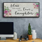 Love and Laughter - Floater Framed Canvas Print