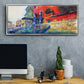 The Red House, 1908 - Floater Framed Canvas Print