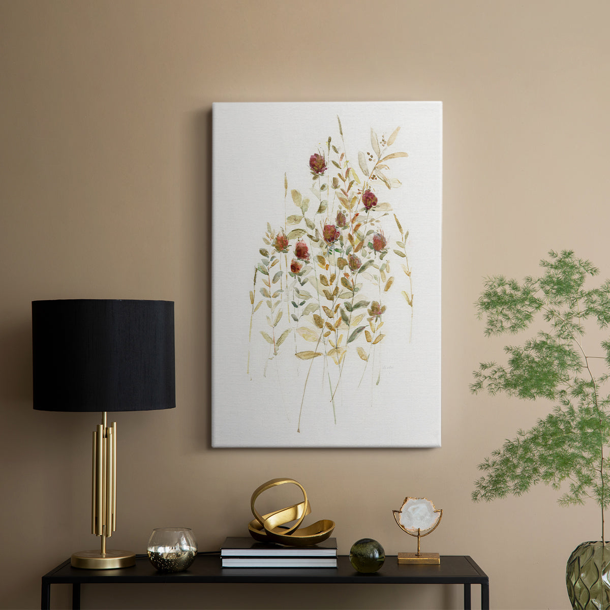 Wildflower Breeze I - Canvas Art Print