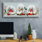 Snow Globe Village Collection D - Floater Framed Canvas Print