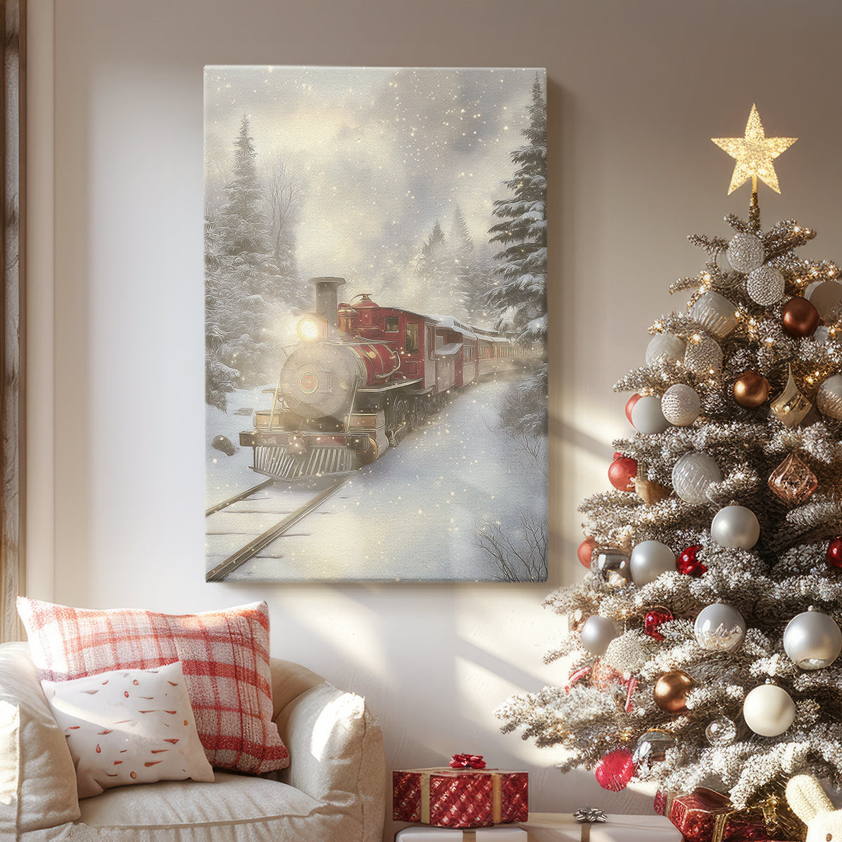 Silver Skies at Dawn - Canvas Art Print