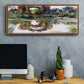 Rose Flowered Arches at Giverny, 1913 - Floater Framed Canvas Print